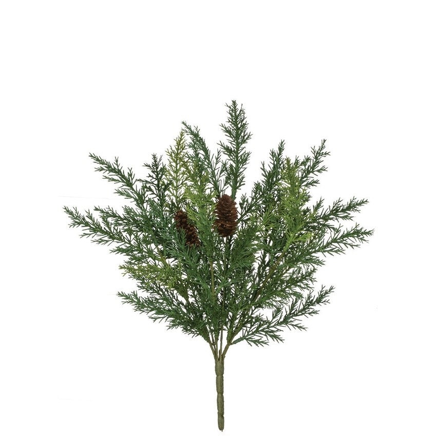 Sullivans Artificial Arborvitae Bush 14"H Green - 12"L x 7"W x 14"H