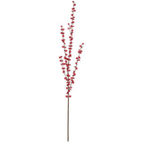 Sullivans Artificial Winterberry Spray 28"H Red Flowers - 28"H x 4"L x 4"W