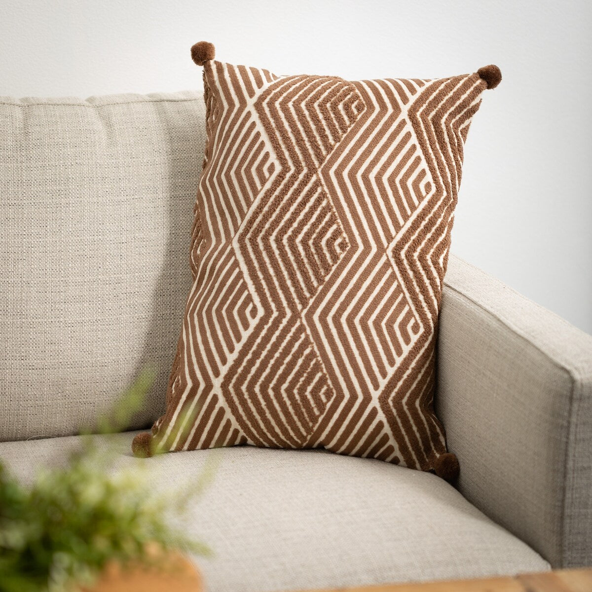 Sullivans Geometric Print Accent Decorative Pillow