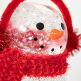 Sullivans Illuminated Shimmer Snowman Multicolor 9.5"H - 4.5"L x 4.5"W x 9.5"H