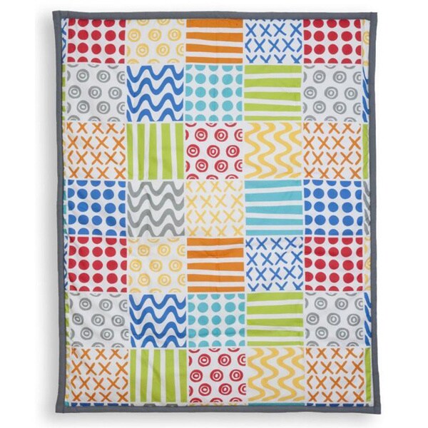 Sumersault Doddles Bright 10-piece Crib Bedding Set