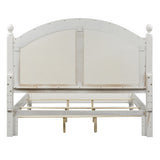 Summer House I Oyster White King Poster Headboard