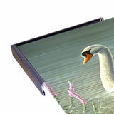 Summer Idyll - Mute Swan-WILGOE2746 Framed Print 23.75"x36.5" by Wilhelm Goebel