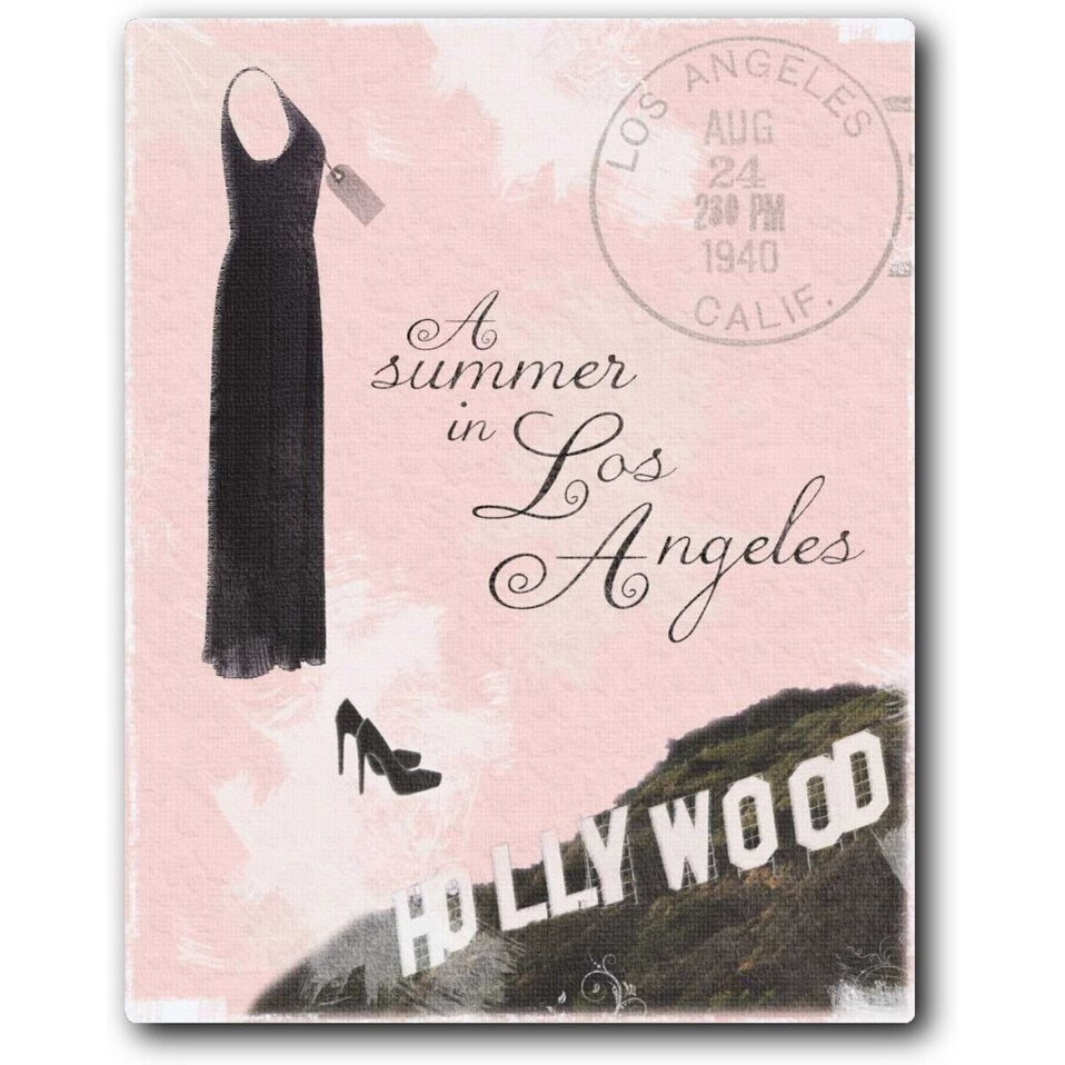 Summer LA 16x20 Gallery Wrapped Stretched Canvas