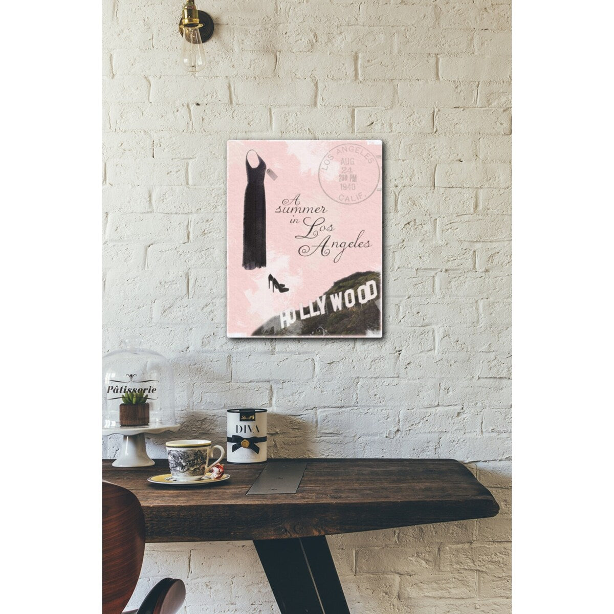 Summer LA 16x20 Gallery Wrapped Stretched Canvas