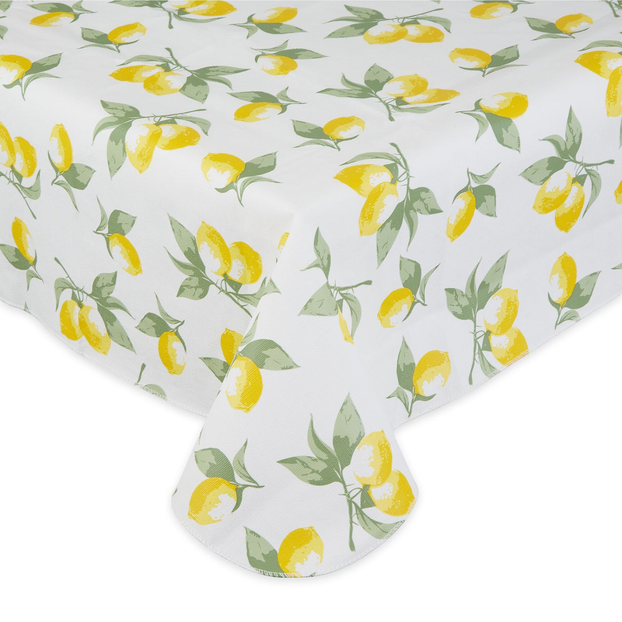 Summer Lemons Vinyl Tablecloth