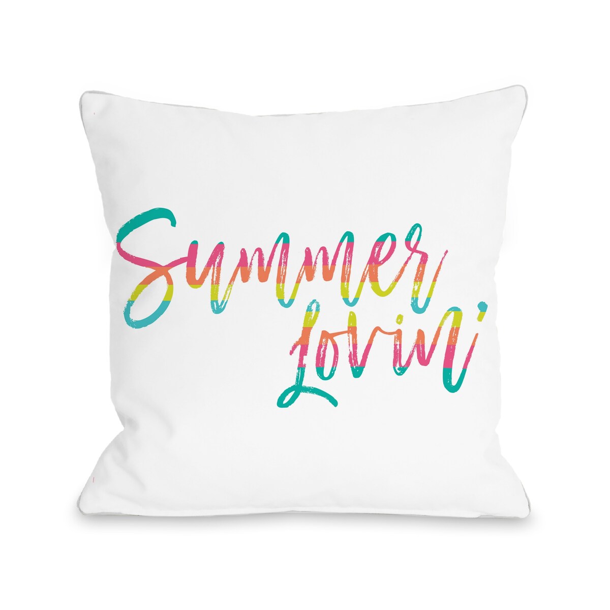 Summer Lovin Striped - Throw Pillow
