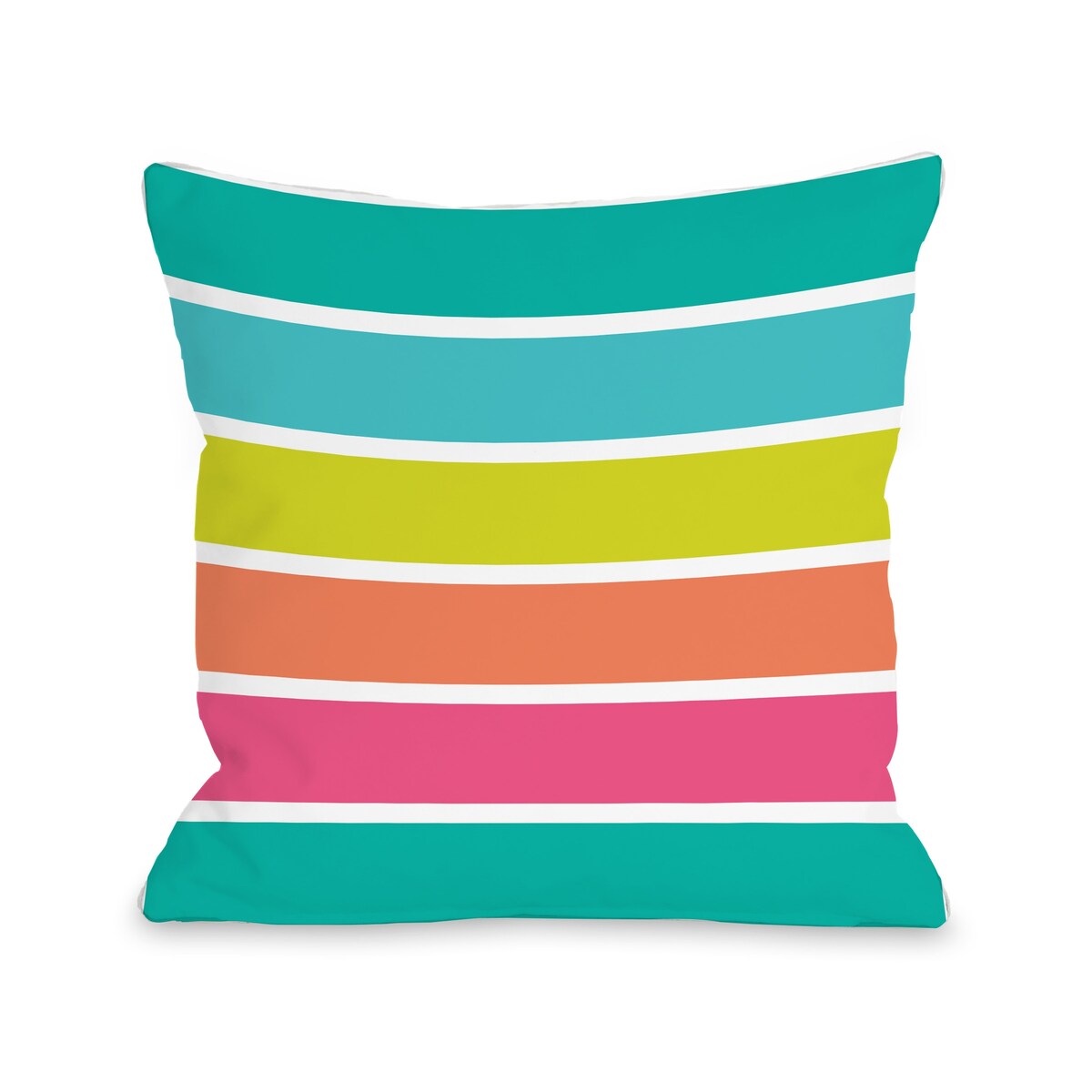Summer Lovin Striped - Throw Pillow