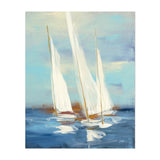 Summer Regatta III Illustrations Beach Boats Coastal Art Print/Poster