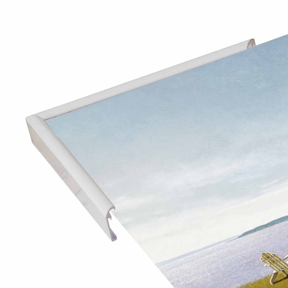 Summer Retreat-ZHELU49393 Framed Print 12"x20.25" by Zhen-Huan Lu