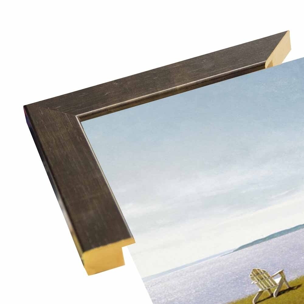 Summer Retreat-ZHELU49393 Framed Print 12"x20.25" by Zhen-Huan Lu