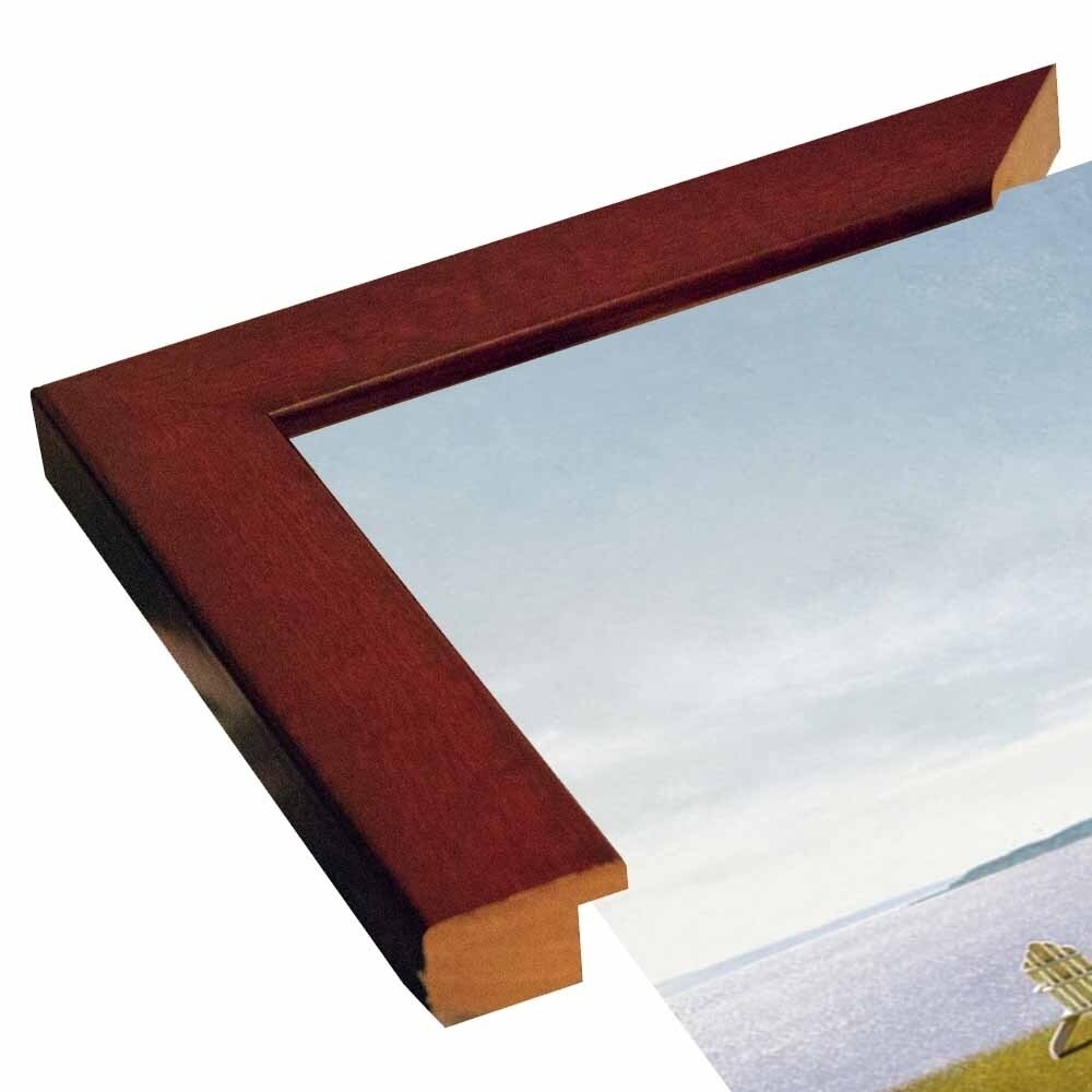 Summer Retreat-ZHELU49393 Framed Print 12"x20.25" by Zhen-Huan Lu
