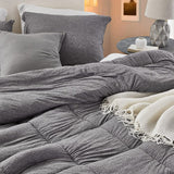 Summertime - Coma Inducer® Oversized Comforter - Morning Gray