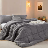 Summertime - Coma Inducer® Oversized Comforter - Morning Gray