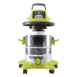 Sun Joe 24-Volt iON Cordless Portable Stainless Steel Wet/Dry Vacuum - 9' x 12'