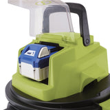 Sun Joe 24-Volt iON Cordless Portable Stainless Steel Wet/Dry Vacuum - 9' x 12'
