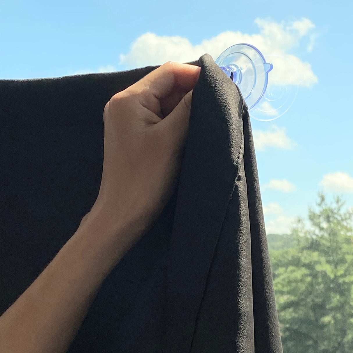 Sun Zero Lights Out Portable Travel Total Blackout Rod Pocket Curtain Panel, Single Panel