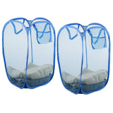 Sunbeam Nylon Mesh Pop-up Laundry Hamper with Carry Handles (Set of 2)