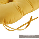 Sunbeam Outdoor Yellow Seat/ Back Chair Cushion (Cushion Only)