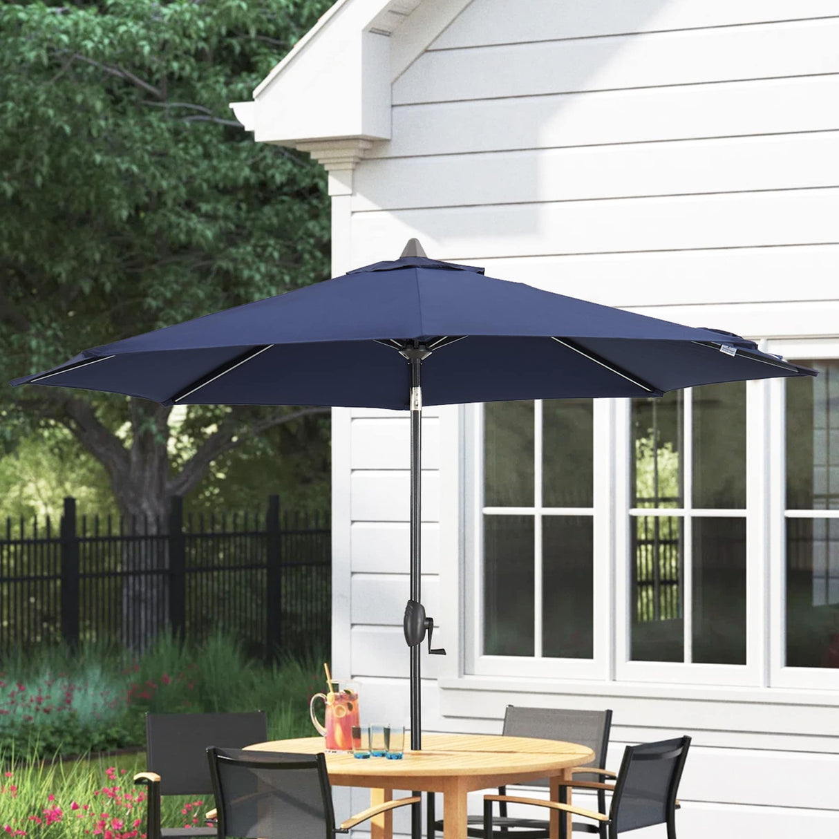 Sunbrella 9 Ft Outdoor Umbrella Patio Market Umbrella