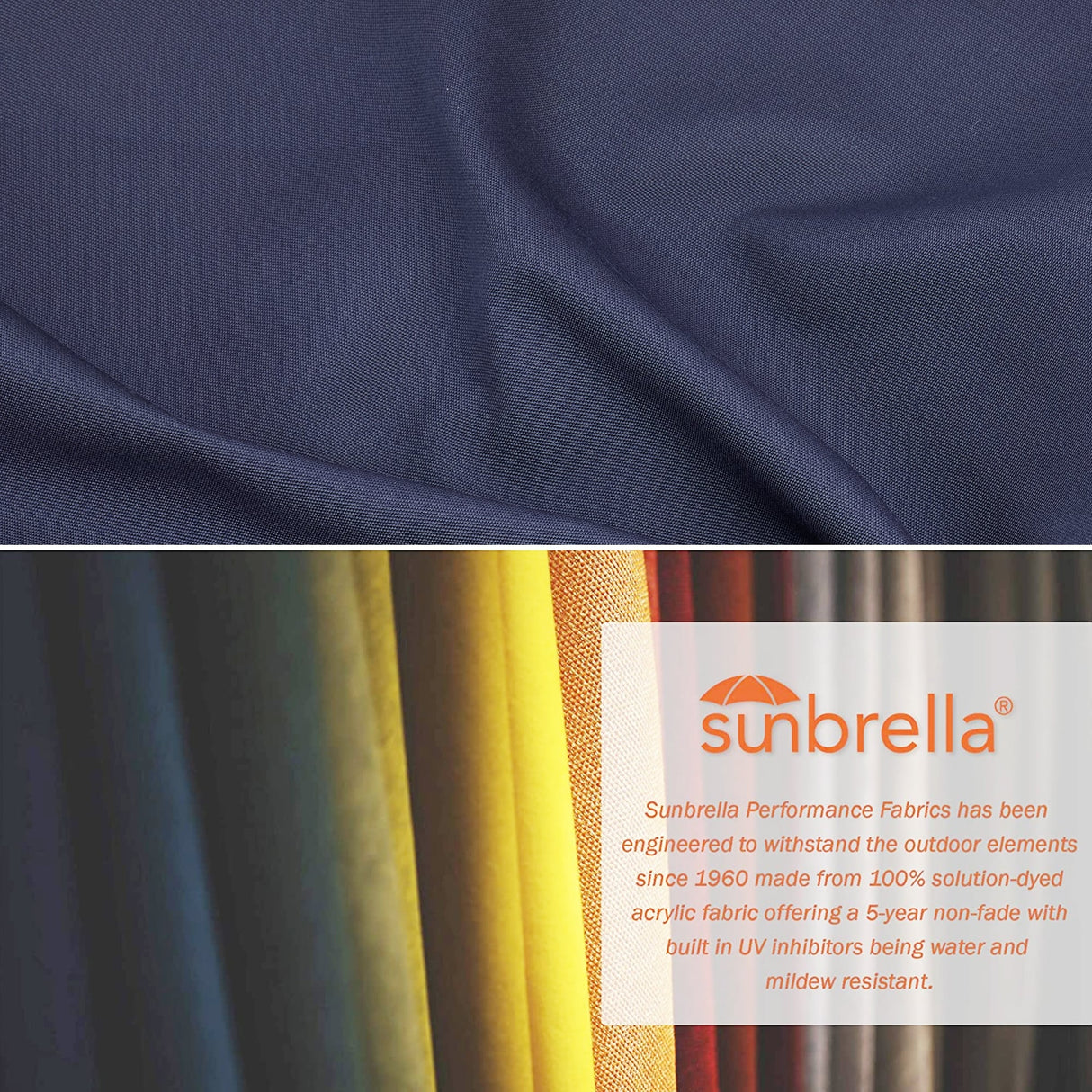Sunbrella 9 Ft Outdoor Umbrella Patio Market Umbrella