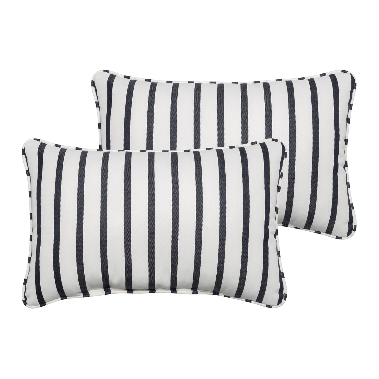 Sunbrella Lido Indigo Corded Indoor/ Outdoor Pillows (Set of 2)