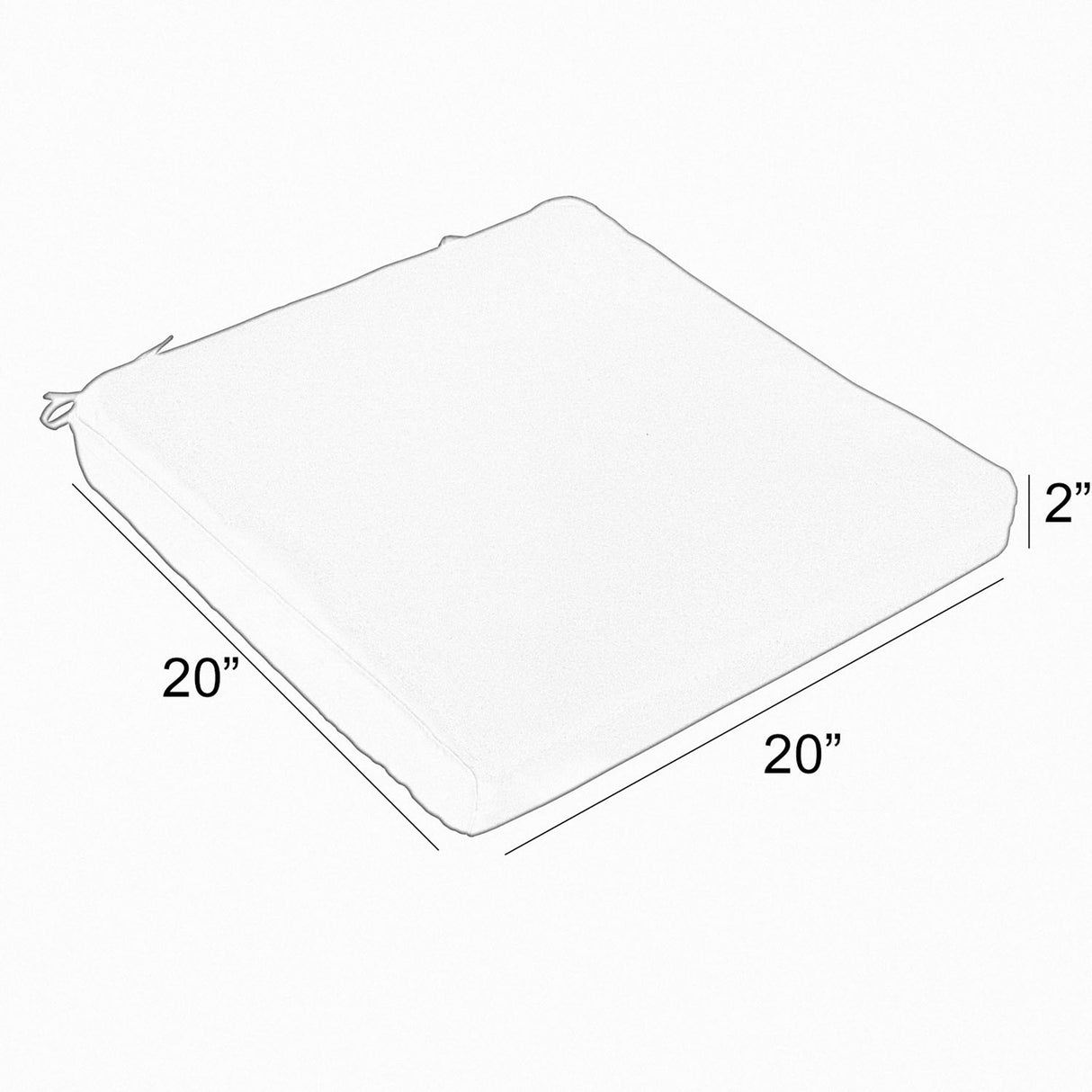 Sunbrella Leopard Indoor/Outdoor Chair Pad Set, Corded