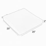 Sunbrella Leopard Indoor/Outdoor Chair Pad Set, Corded