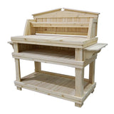 Suncast PT4500 56-1/2" L X 24-3/8" W X 52" H Cedar Multi Purpose Table