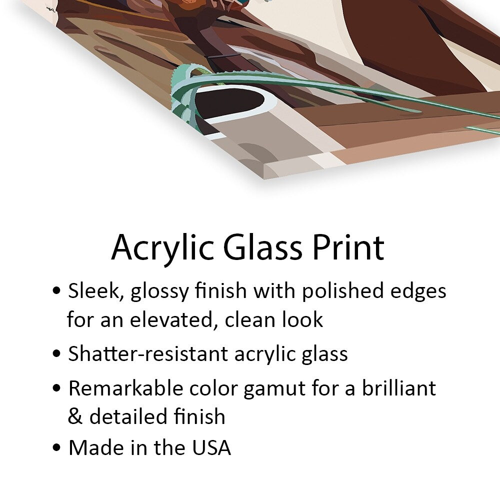 Sunday Breeze Print On Acrylic Glass by Artpce