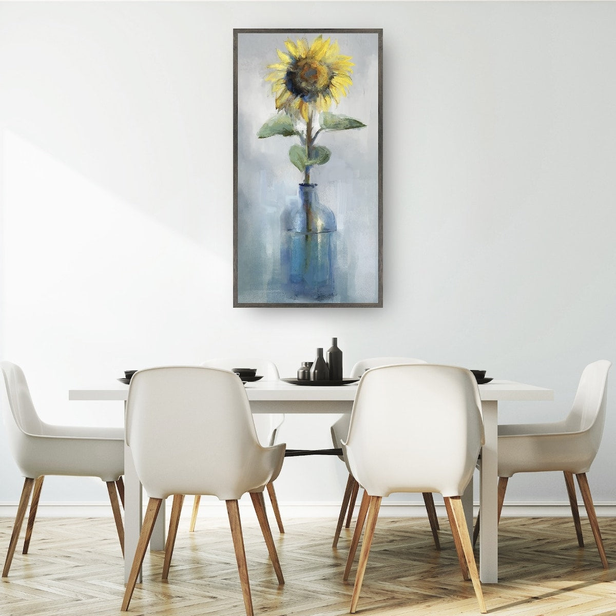 Sunflower Still Life By Studio Arts Canvas Art Print