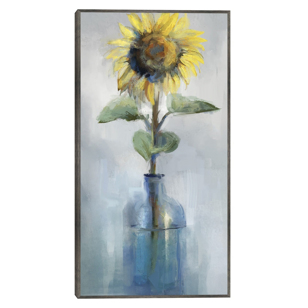 Sunflower Still Life By Studio Arts Canvas Art Print