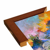 Sunflowers In Blue Vase-RICWAL141563 Print 9.25"x7.25" by Richard Wallich