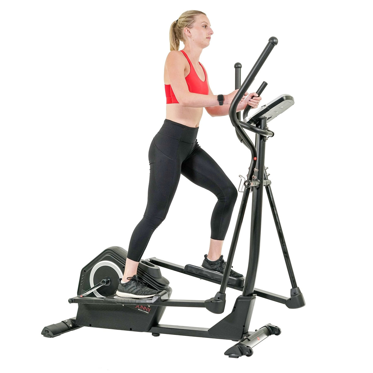 Sunny Health Fitness Programmable Cardio Elliptical Trainer