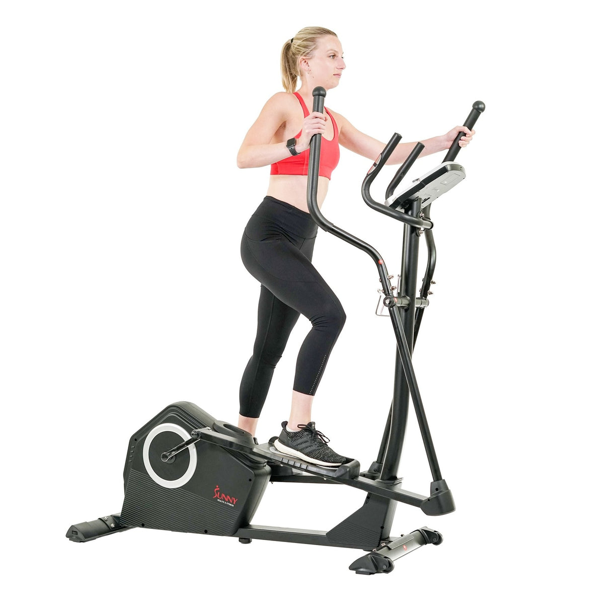 Sunny Health Fitness Programmable Cardio Elliptical Trainer