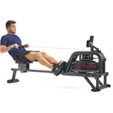 Sunny Health Fitness Smart Obsidian Surge Water Rower - SF-RW5713SMART