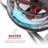 Sunny Health Fitness Smart Obsidian Surge Water Rower - SF-RW5713SMART