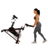 Sunny Health & Fitness Magnetic Belt Drive Indoor Cycling Bike