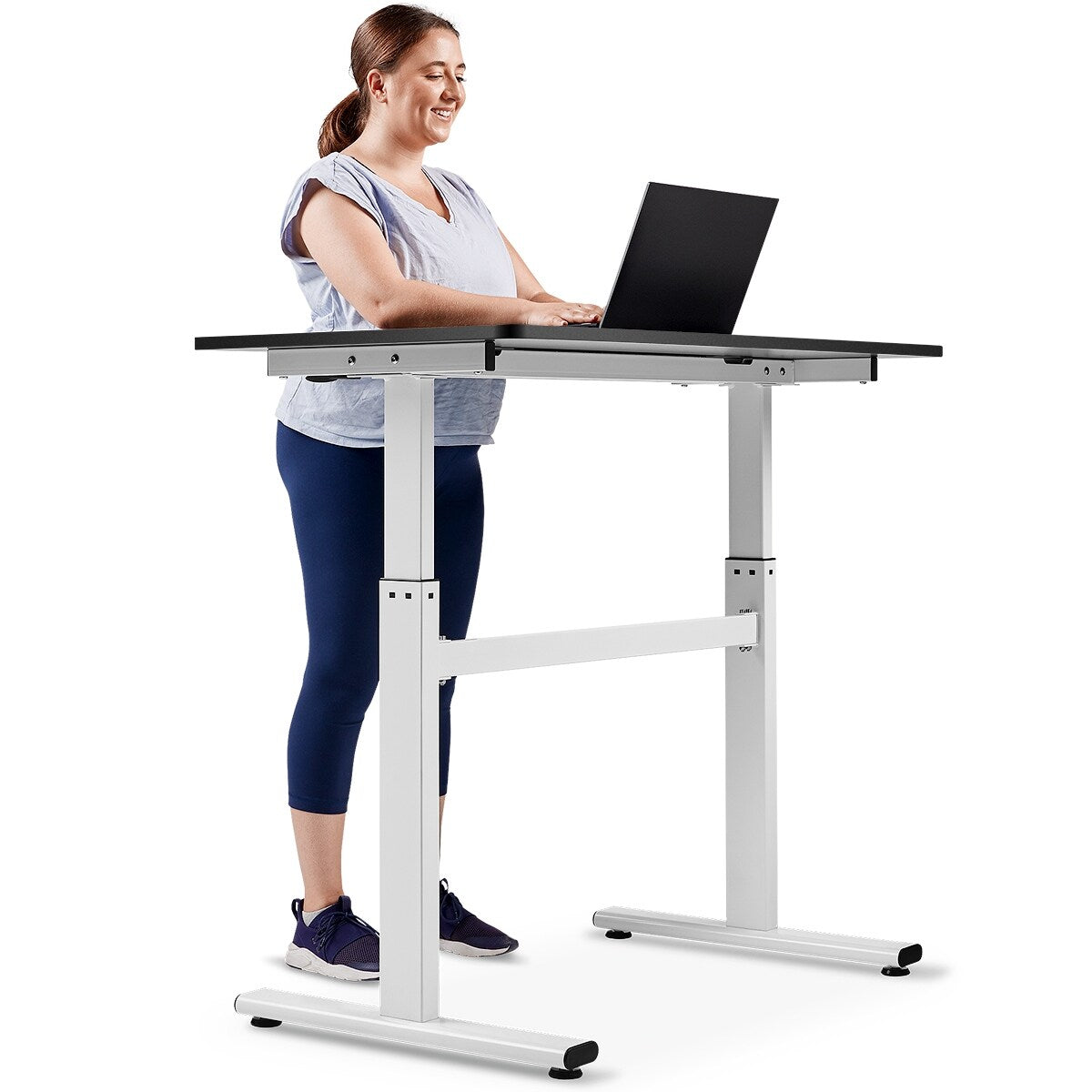 Sunny Health & Fitness Multi-Purpose Air-Drive Adjustable Standing Desk A023001