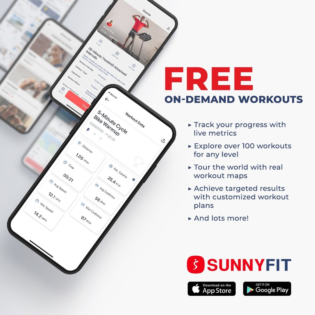 Sunny Health & Fitness Premium Elliptical Smart Trainer Exclusive SunnyFit® App