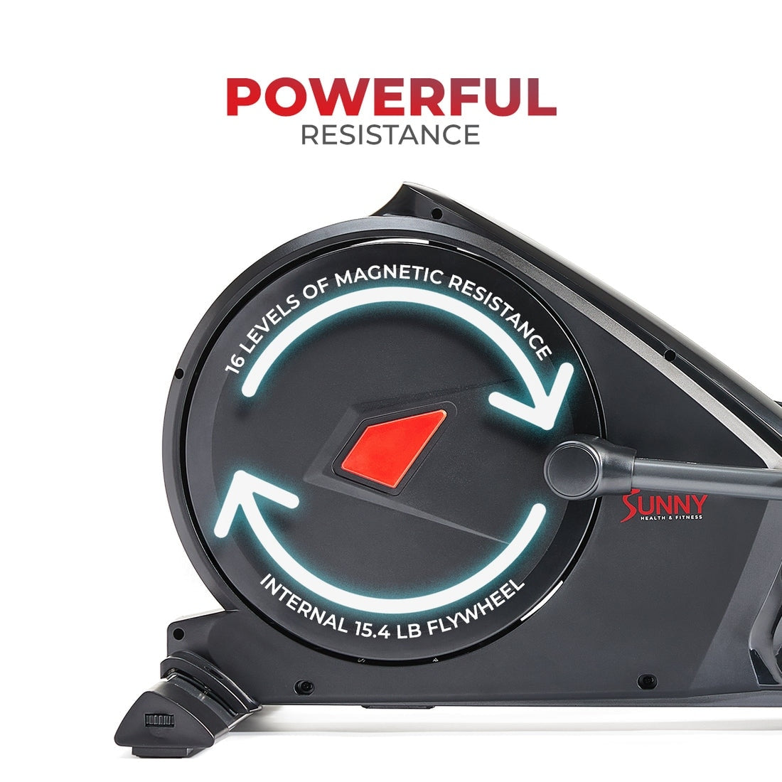 Sunny Health & Fitness Premium Elliptical Smart Trainer Exclusive SunnyFit® App