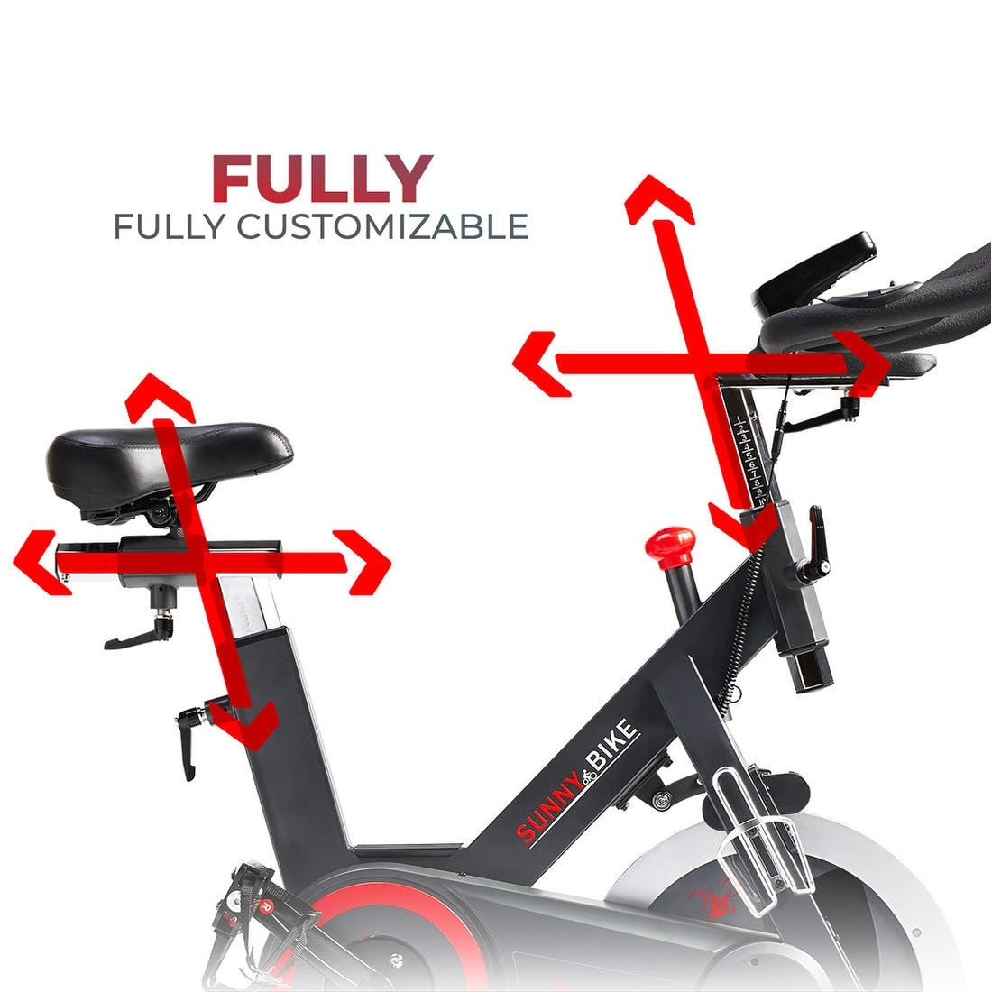 Sunny Health Fitness Premium Indoor Cycle Bike w/ SunnyFit® App