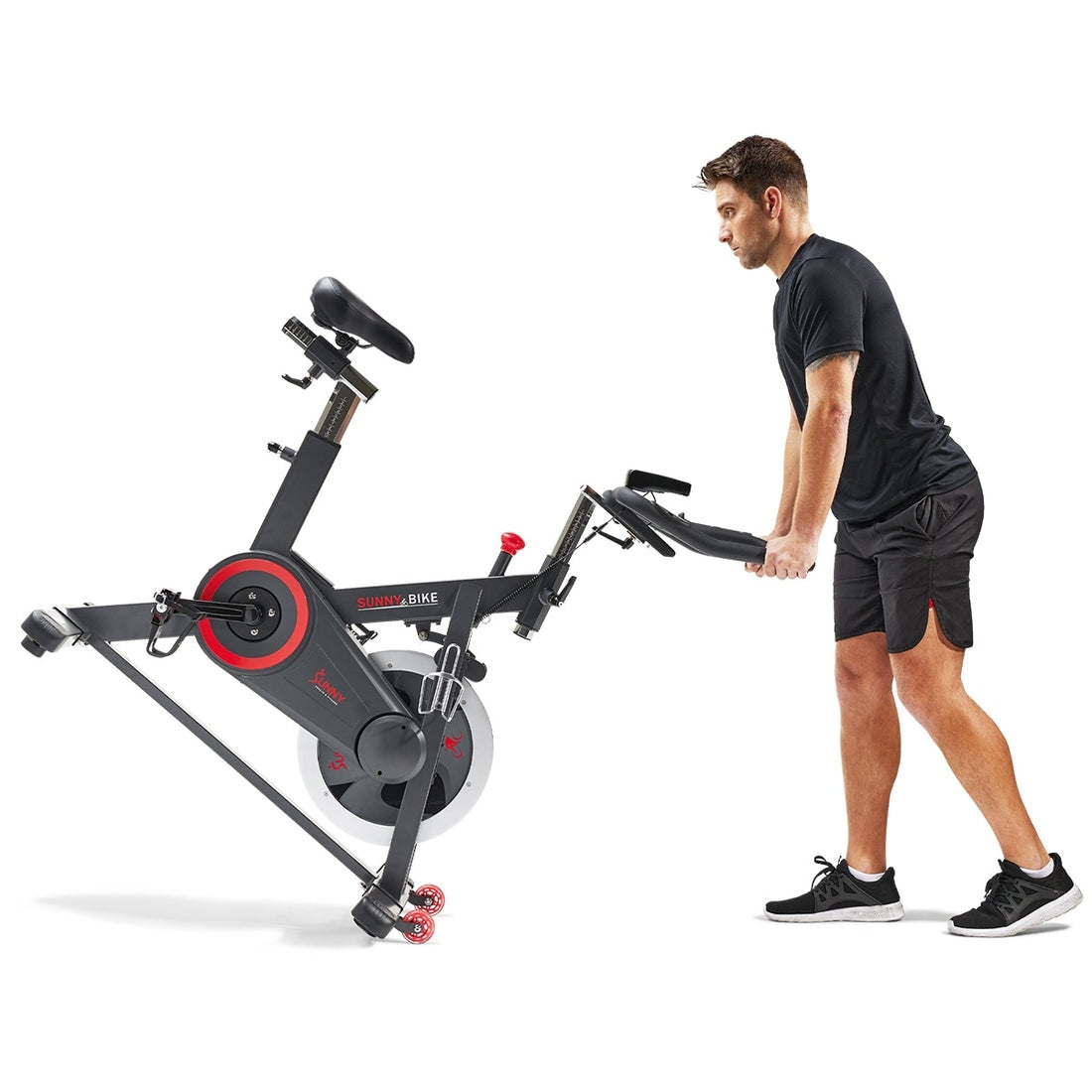 Sunny Health Fitness Premium Indoor Cycle Bike w/ SunnyFit® App