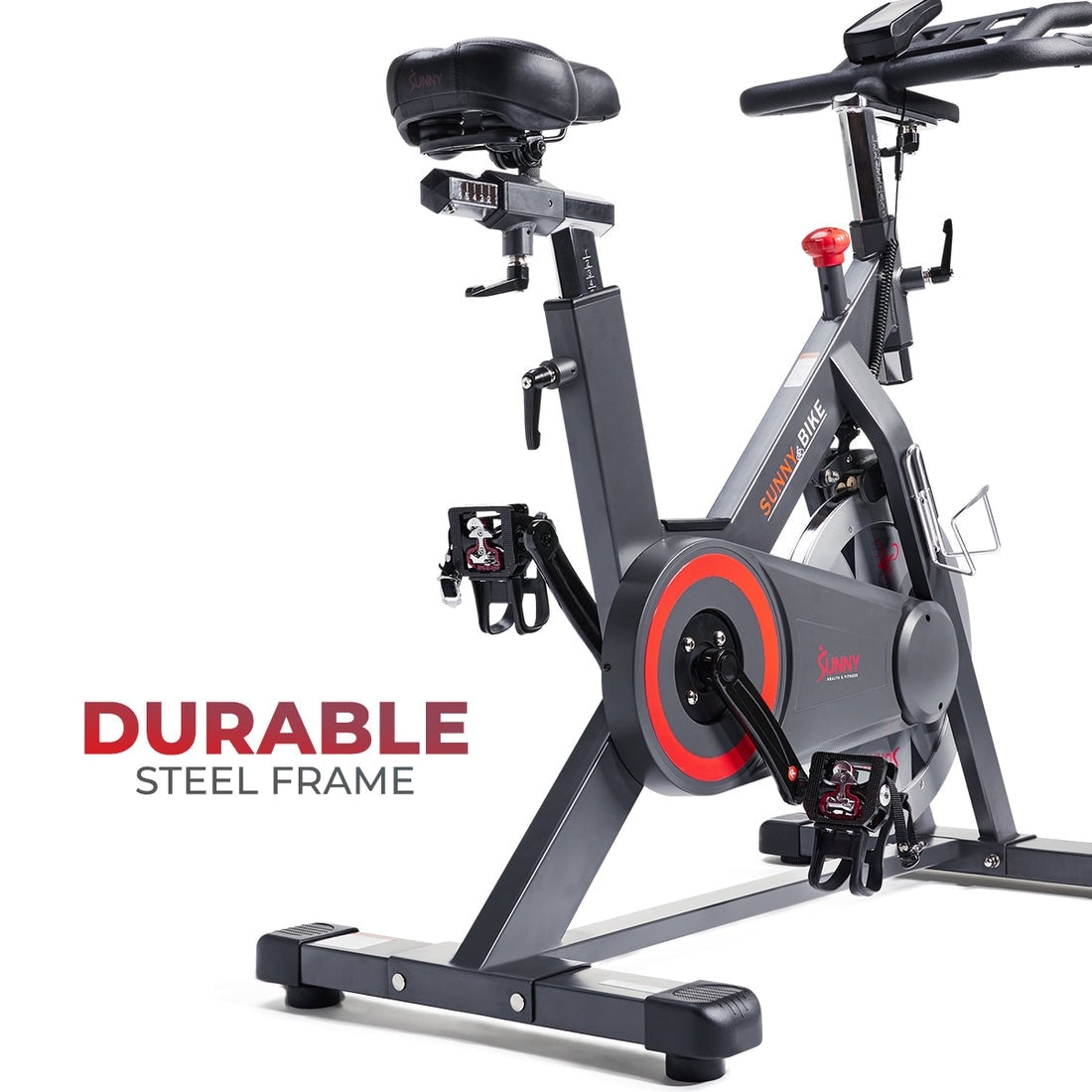 Sunny Health Fitness Premium Indoor Cycle Bike w/ SunnyFit® App