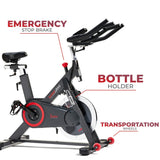 Sunny Health Fitness Premium Indoor Cycle Bike w/ SunnyFit® App