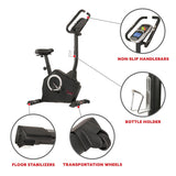 Sunny Health & Fitness Programmable Upright Bike