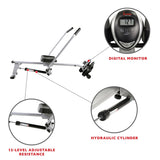 Sunny Health & Fitness SF-RW5639 Full Motion Rowing Machine Rower
