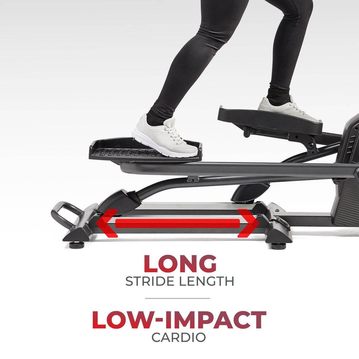 Sunny Health & Fitness Smart Elliptical Exercise Machine with Exclusive SunnyFit App - SF-E3889SMART
