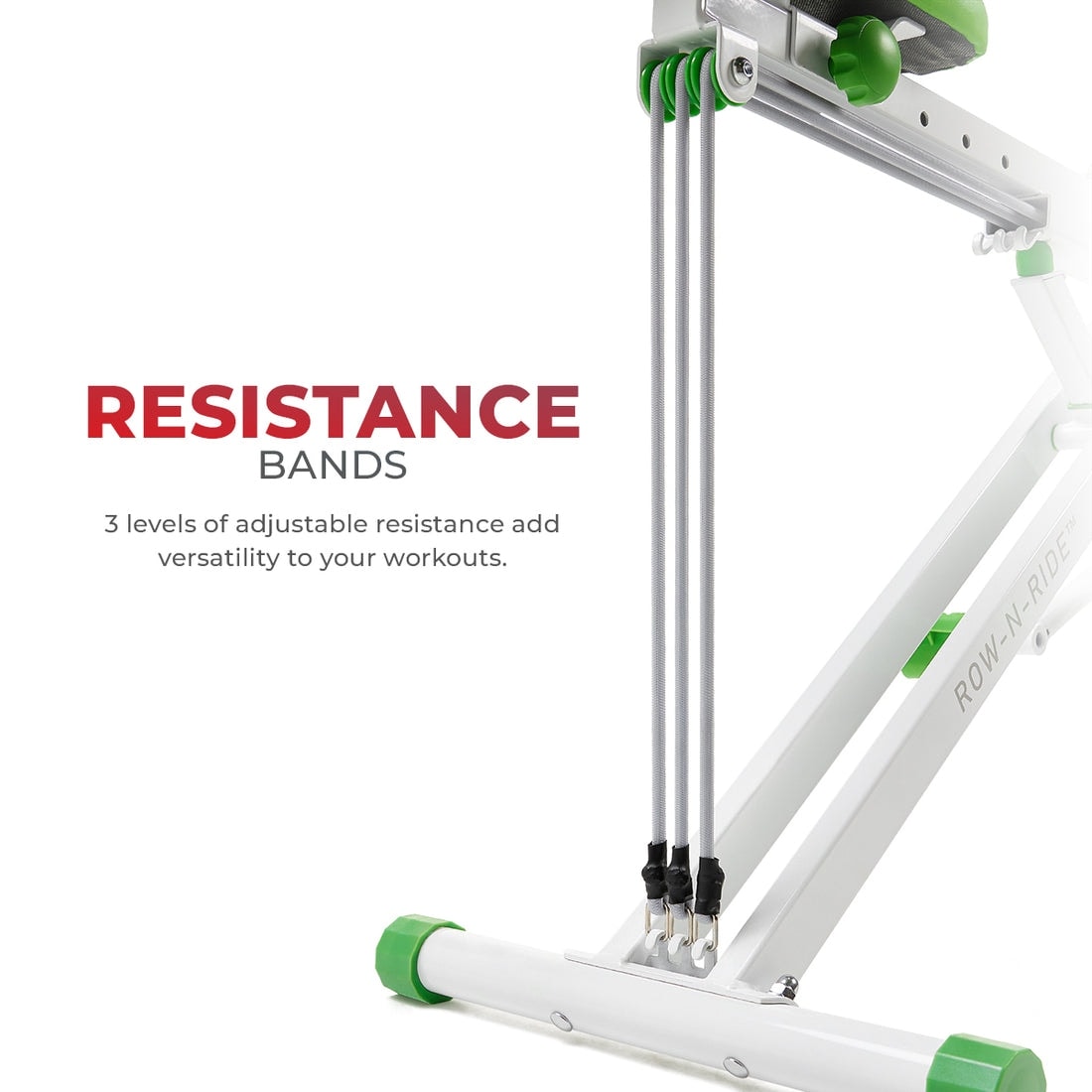 Sunny Health & Fitness Upright Row-N-Ride™ Exerciser in Green - NO. 077G