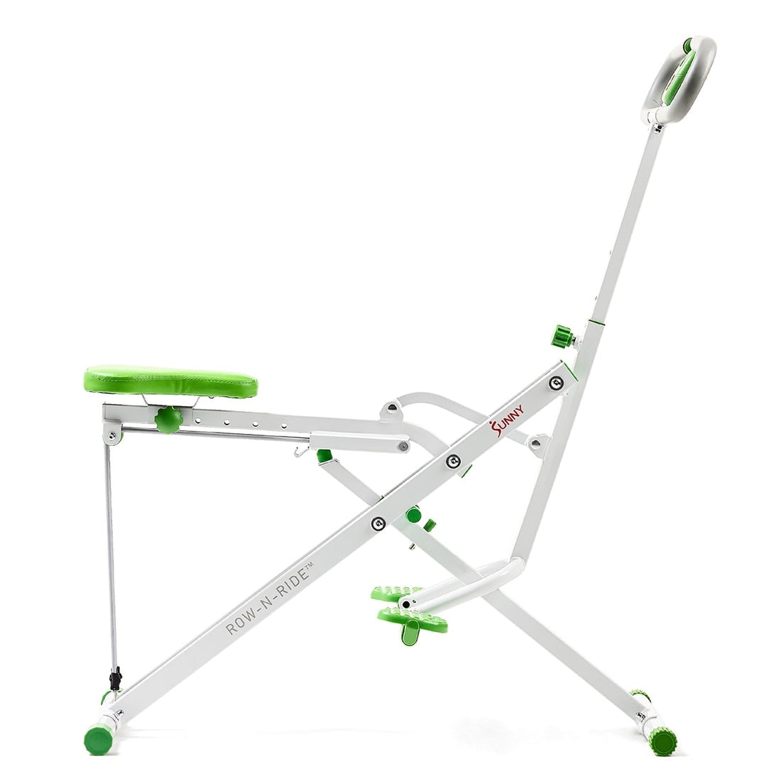 Sunny Health & Fitness Upright Row-N-Ride™ Exerciser in Green - NO. 077G